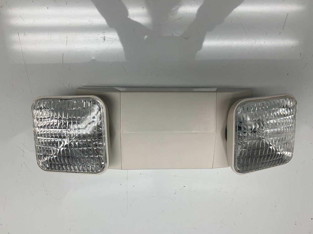 Emergency Exit Light Battery Backup & Adjustable Two Heads, UL 924-Listed