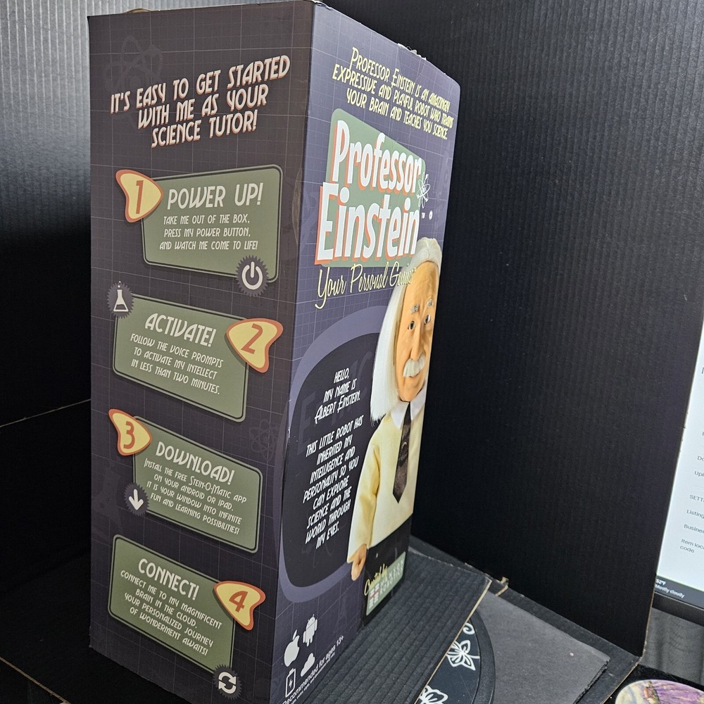 Professor Einstein Interactive Robot Tutor Your Personal Genius! New Open Box