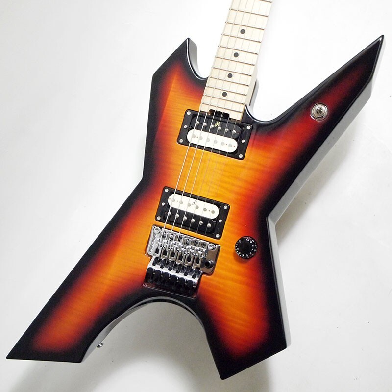 Killer KG-Exploder II Flame Top 3Tone Sunburst 3TS with Gig Bag