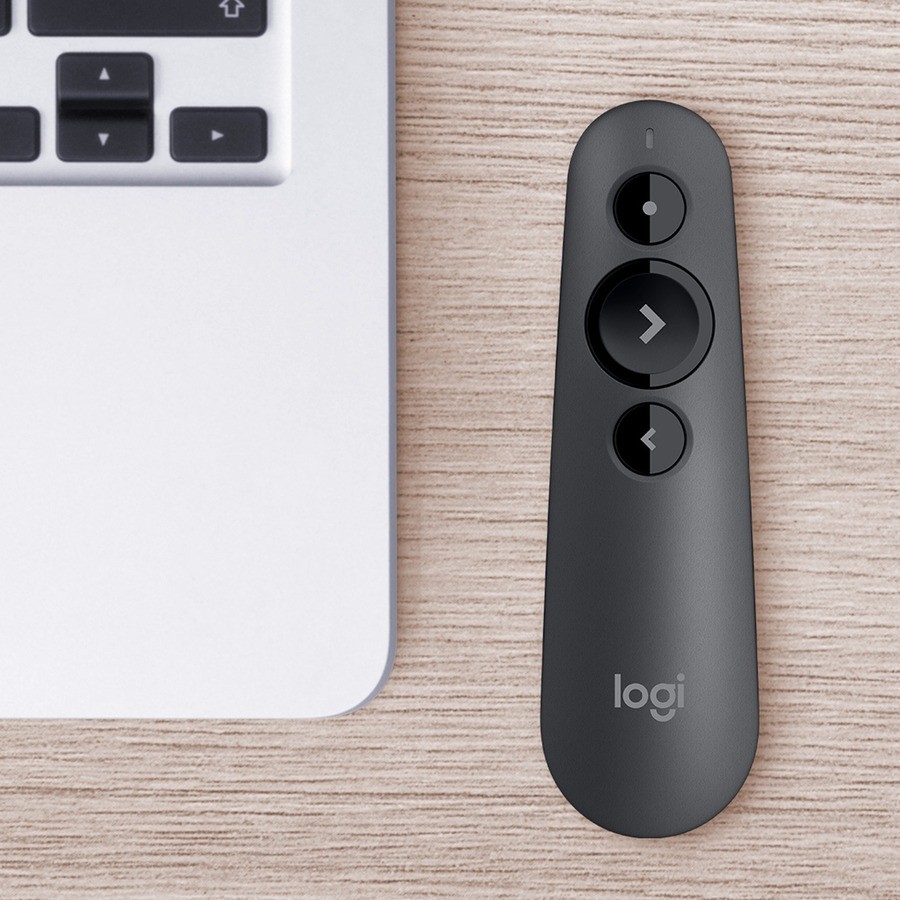 Logitech R500s Laser Presentation Remote Bluetooth USB Clicker Pointer