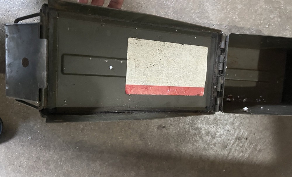 Vintage U.S. Military Ammo Box ~ Empty Case