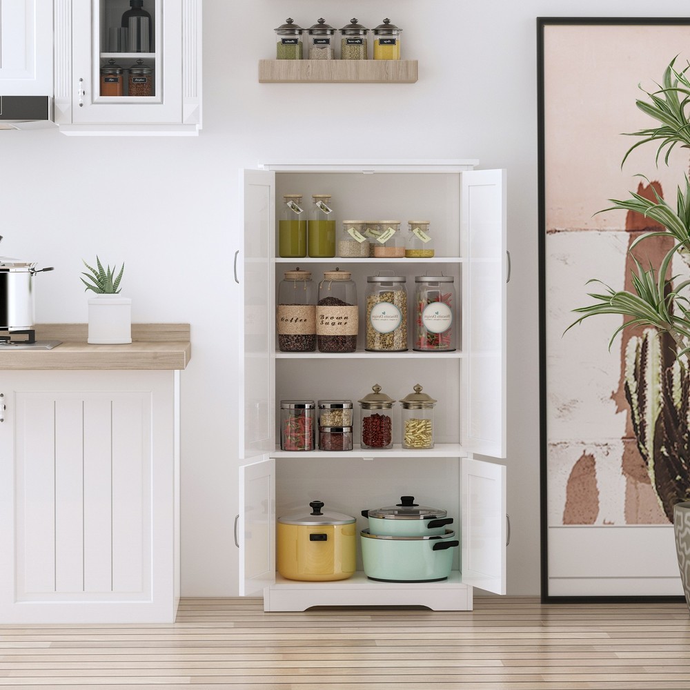 48.5" Kitchen Pantry, Storage Cabinet, Cupboard Organizer