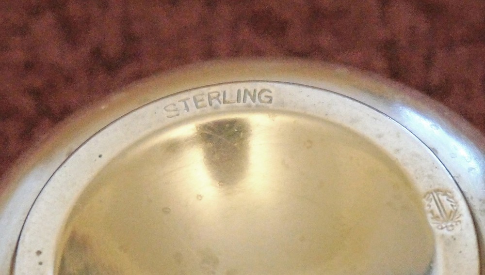 2 Antique Watson Sterling Silver Open Salt Cellars 24g