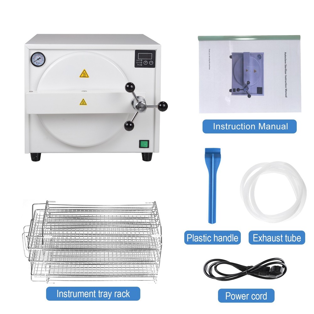 18L Autoclave Steam Sterilizer with Drying Function for Surgical Instruments