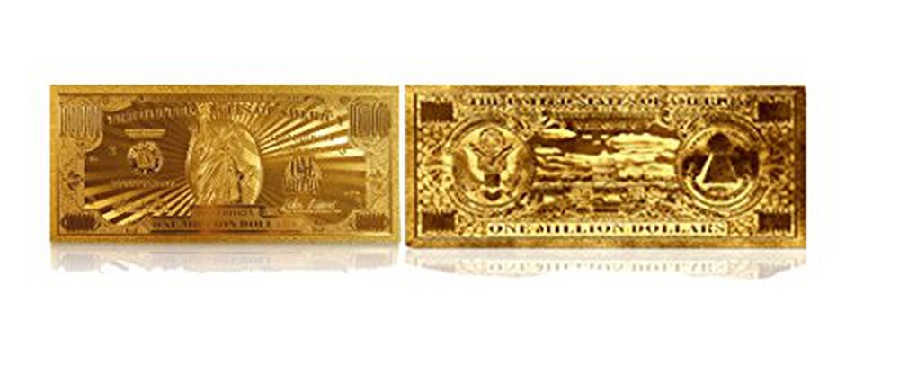 Gold Million Dollar Bill Commemorative