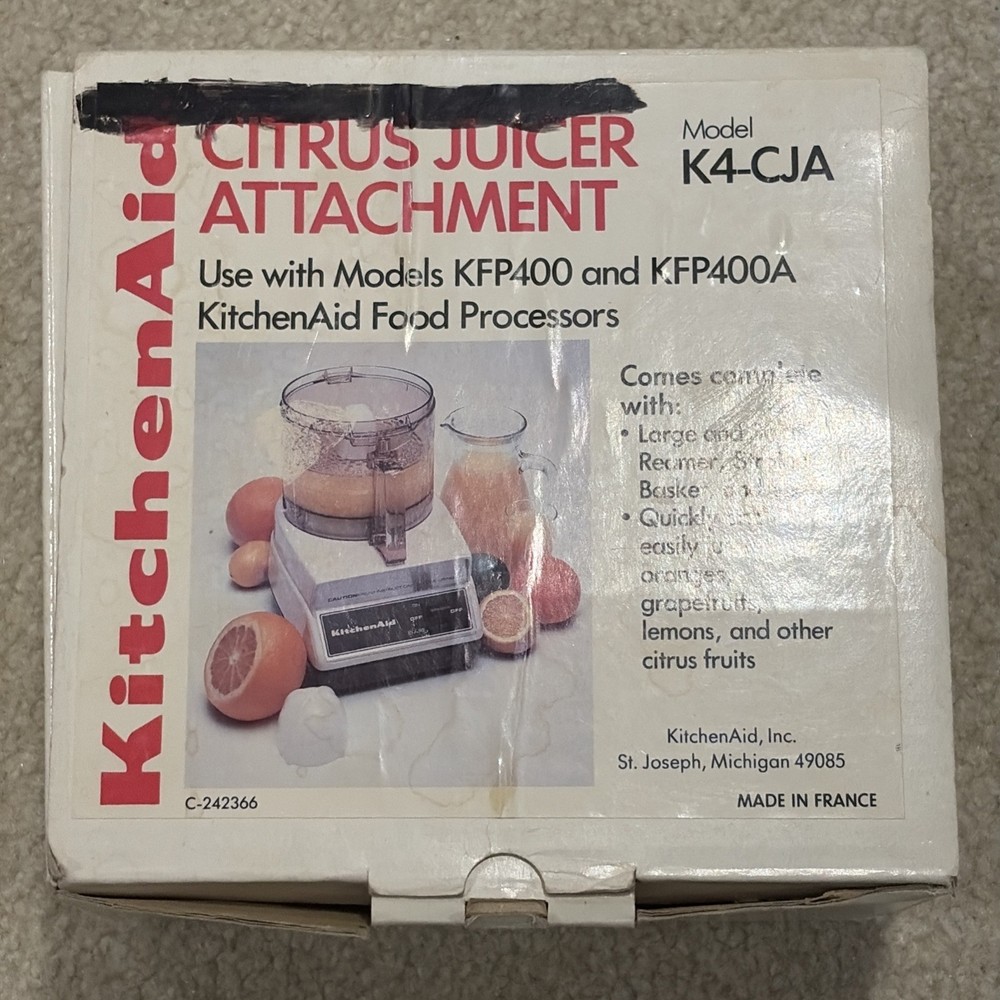KitchenAid Citrus Juicer Attachment For Use With Food Processor KFP400 & KFP400A