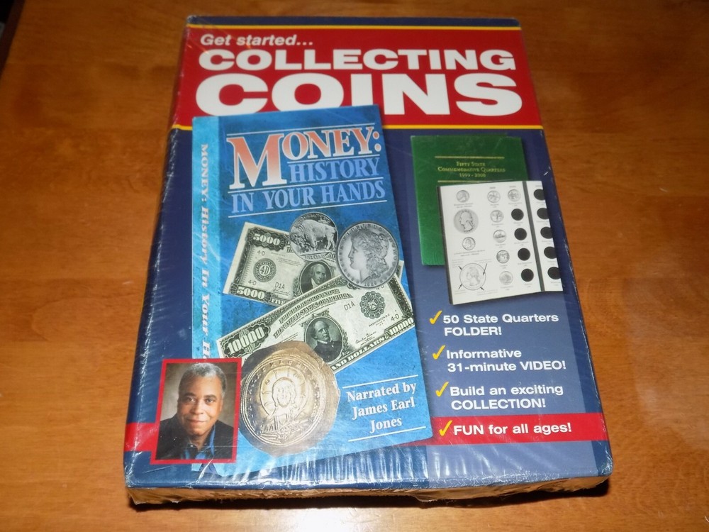 LITTLETON GET STARTED COLLECTING COINS VHS VIDEO 50 STATE FOLDER BOXED NEW