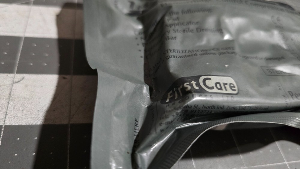 First Care Emergency Hemorrhage Control Compression Bandage Trauma