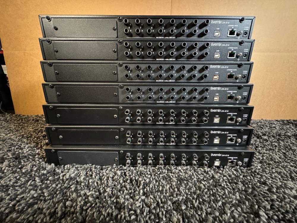 Digital Audio Labs Livemix Mix 16 Controller Distributor+Dante Card 7 Available