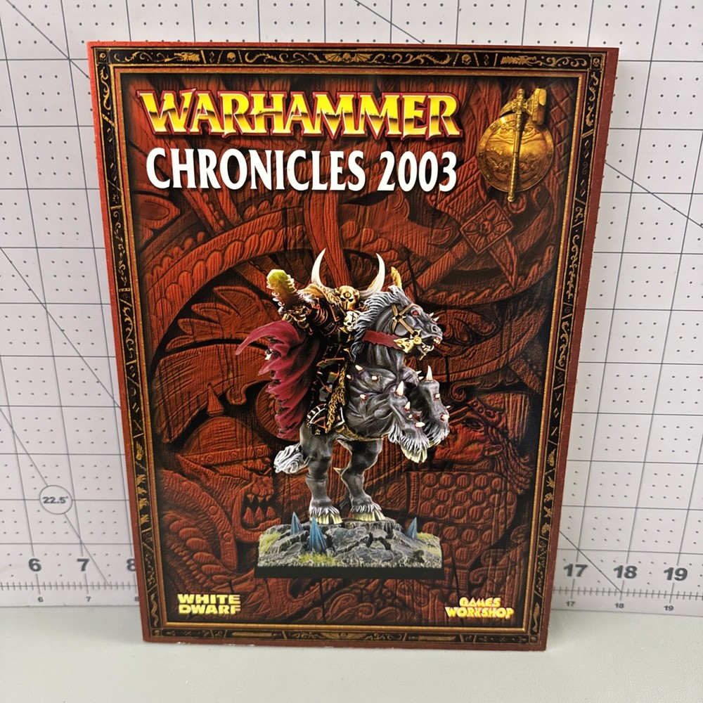Games Workshop Warhammer Chronicles 2004 Rulebook Fantasy Codex Old World