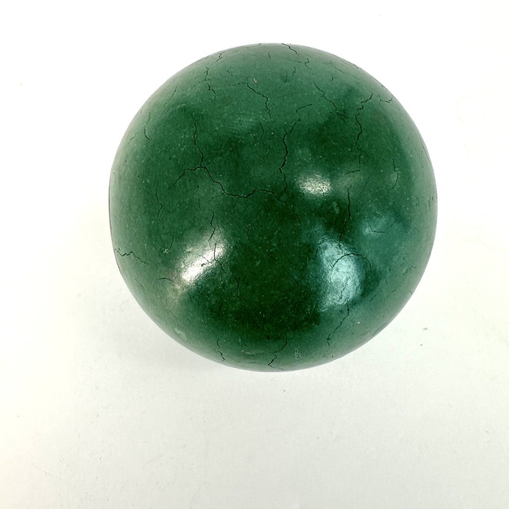 Vintage Clay #6 Solid Green Pool Billiards Ball