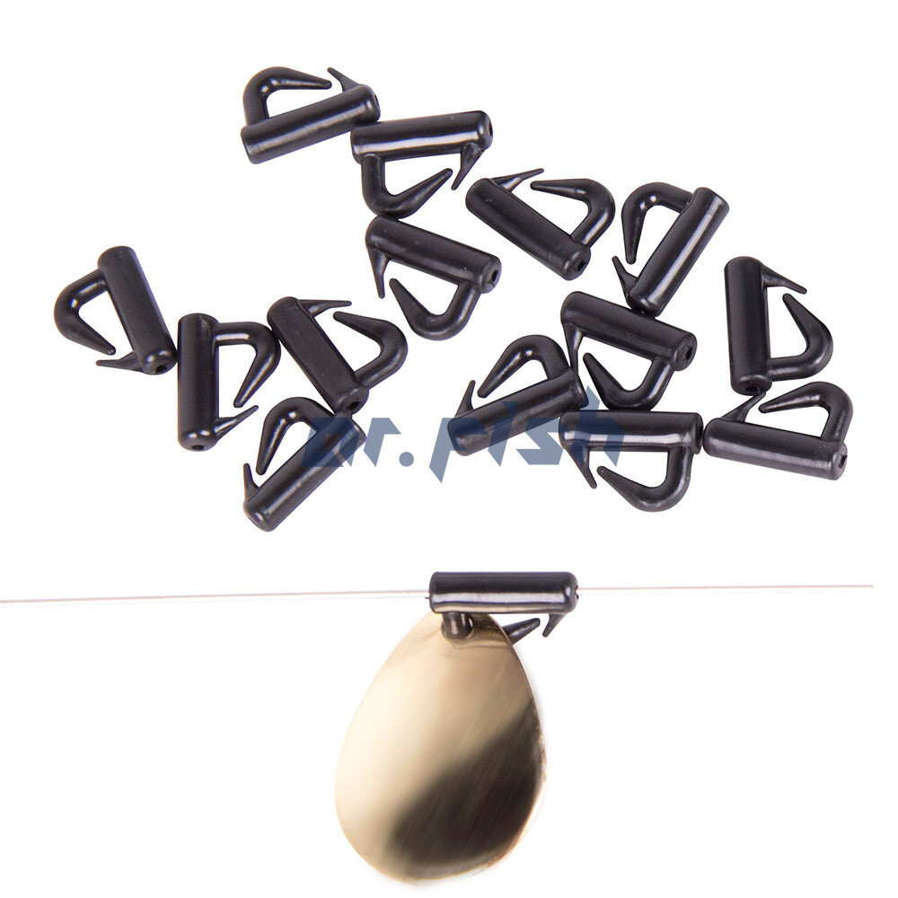 100* Spinner Clevis Quick Change Walleye Rigs Spinner Making Accessories Black