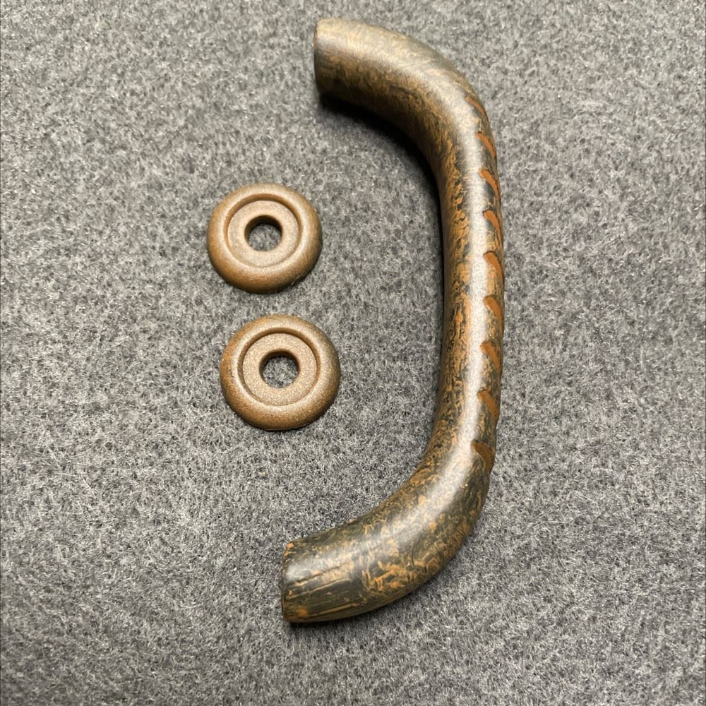 3" Grooved Top Pull Rust