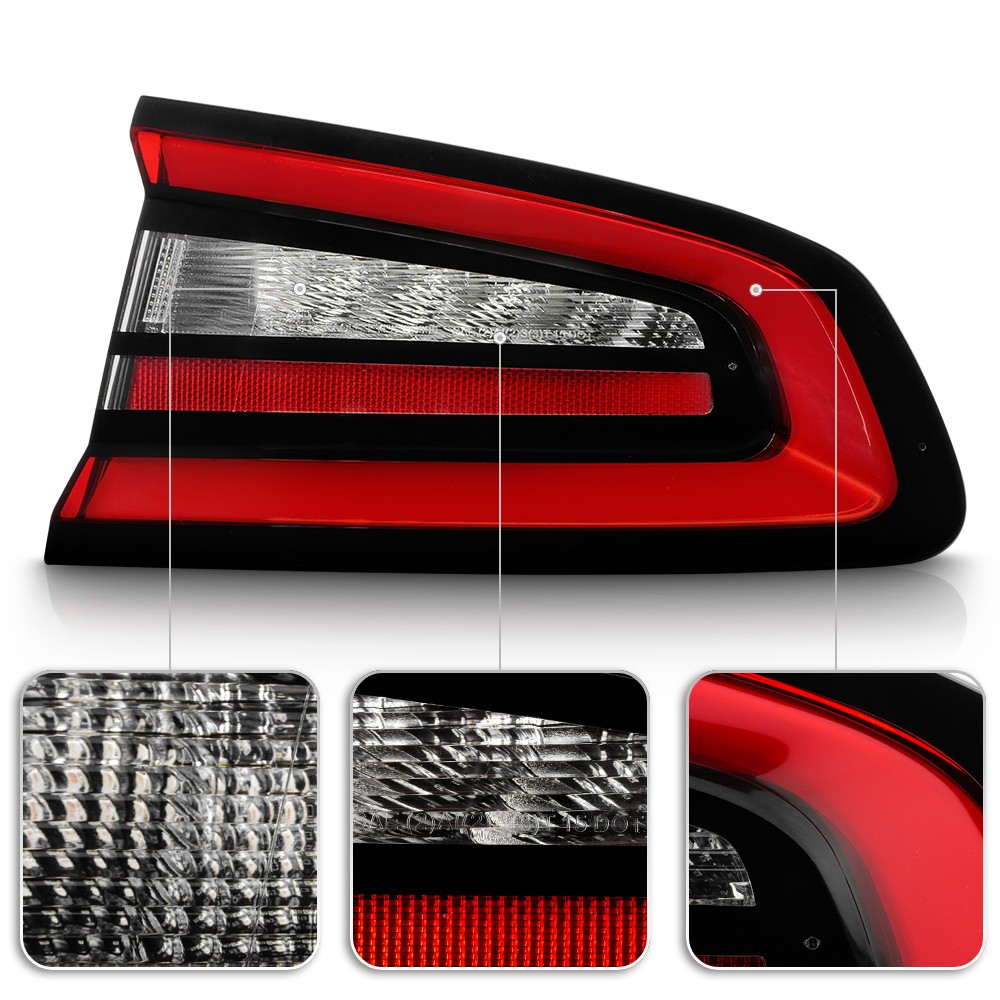 For 2015-2022 Dodge Charger Tail Light Brake Lamp Outer Body Mounted - Passenger