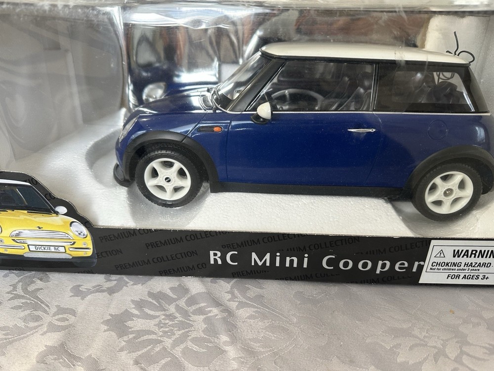 Mini Cooper RC Car Blue And White No remote control