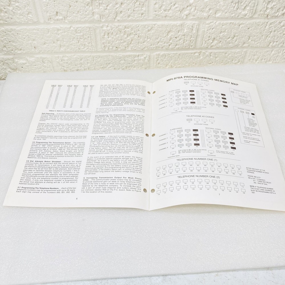 Moose MPI-878A Digital Communicator Specifications & Instructions
