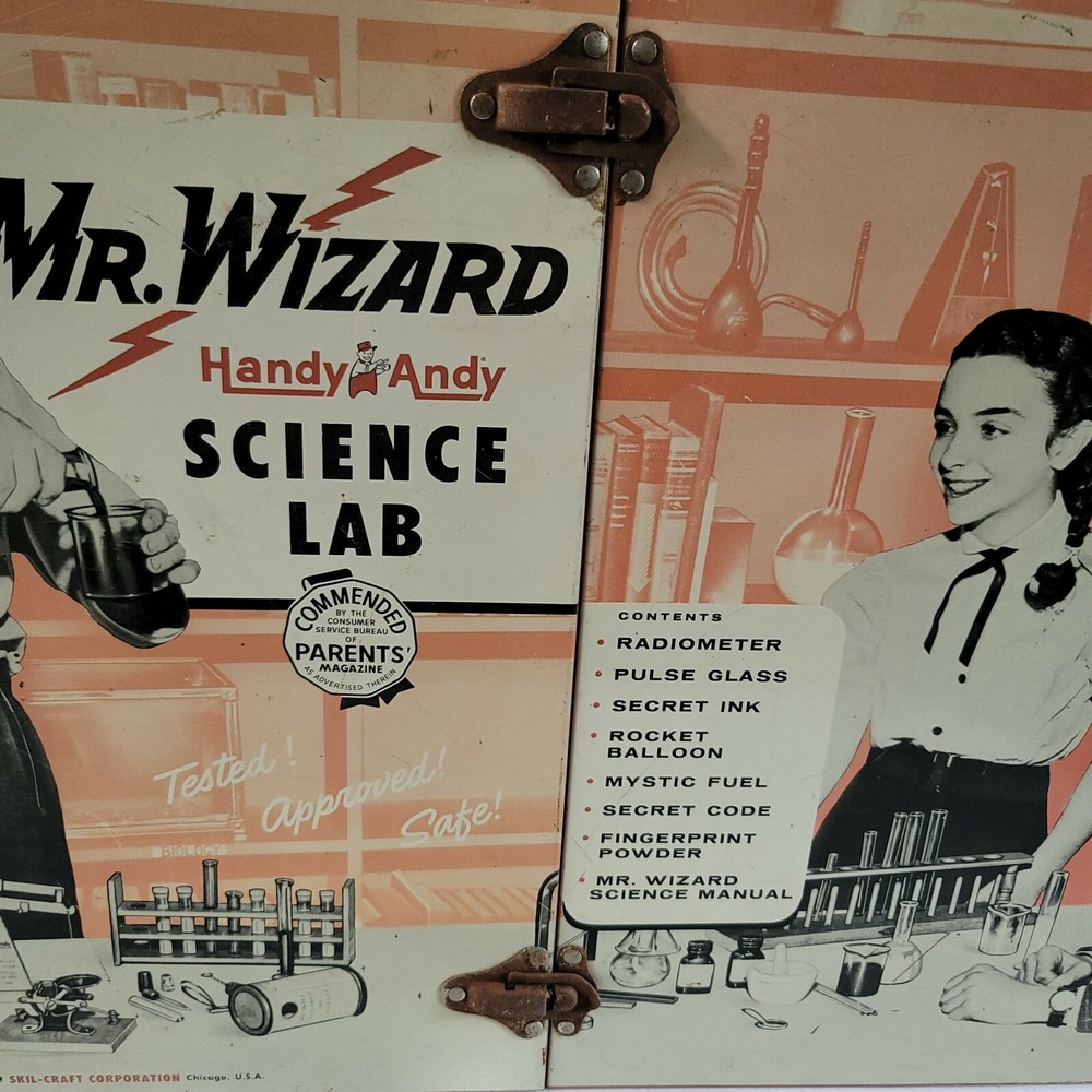 1950s Handy Andy Mr. Wizard Science Lab CASE ONLY
