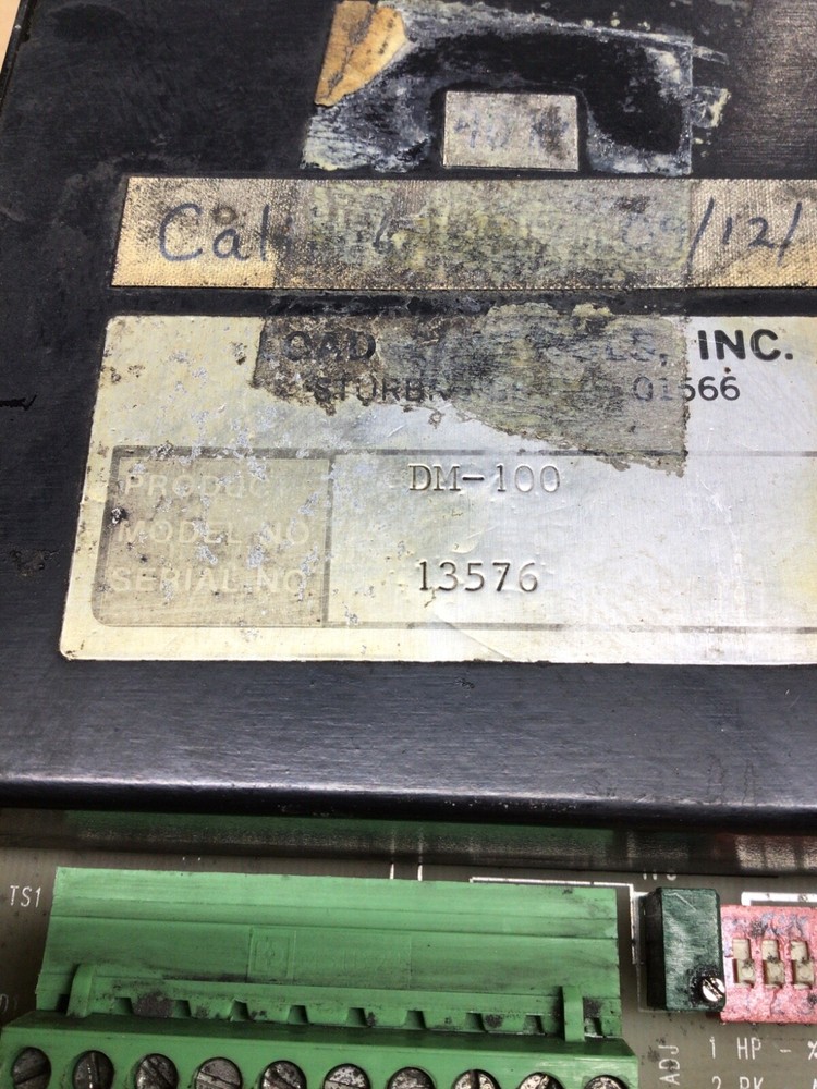 LCI DM-100 LOAD CONTROLS PANEL METER DIGITAL CONTROL DM100 #4014J120
