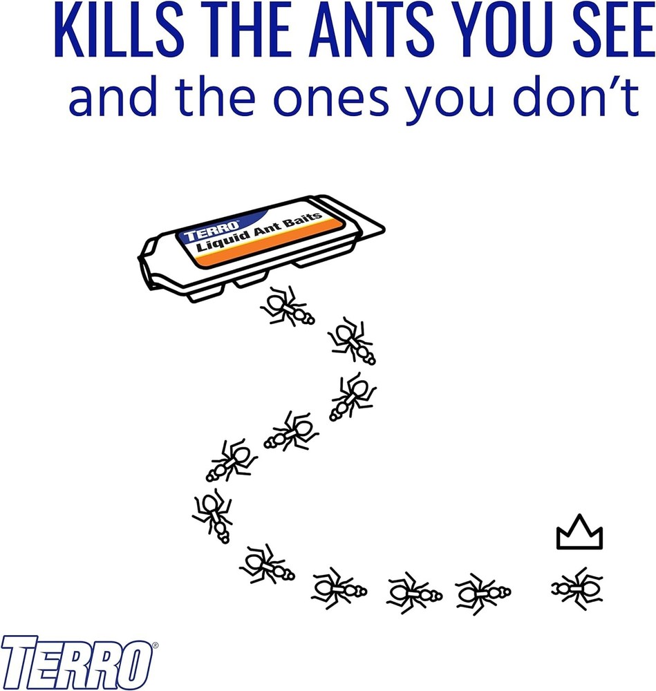 TERRO T300B Liquid Ant Killer 12 Bait Stations