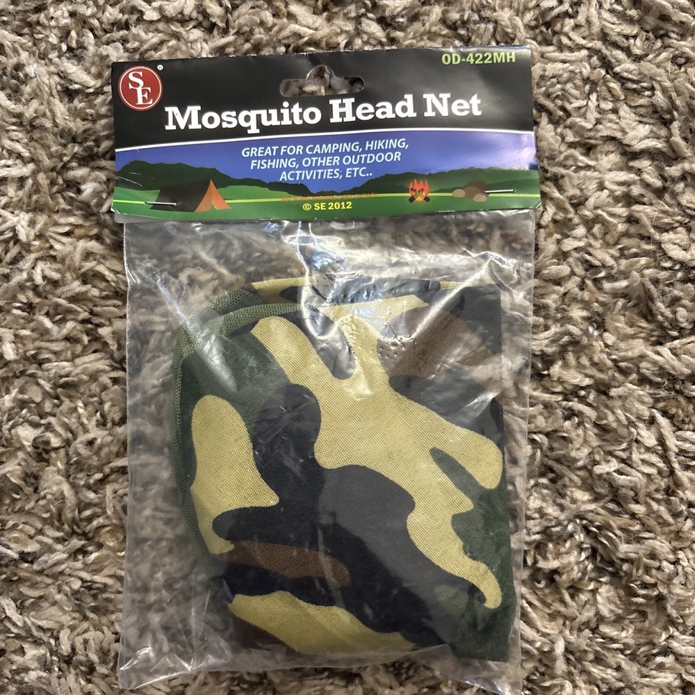 Over The Head Camouflage Mosquito Net Netting Cap Hat Protection Face Protector