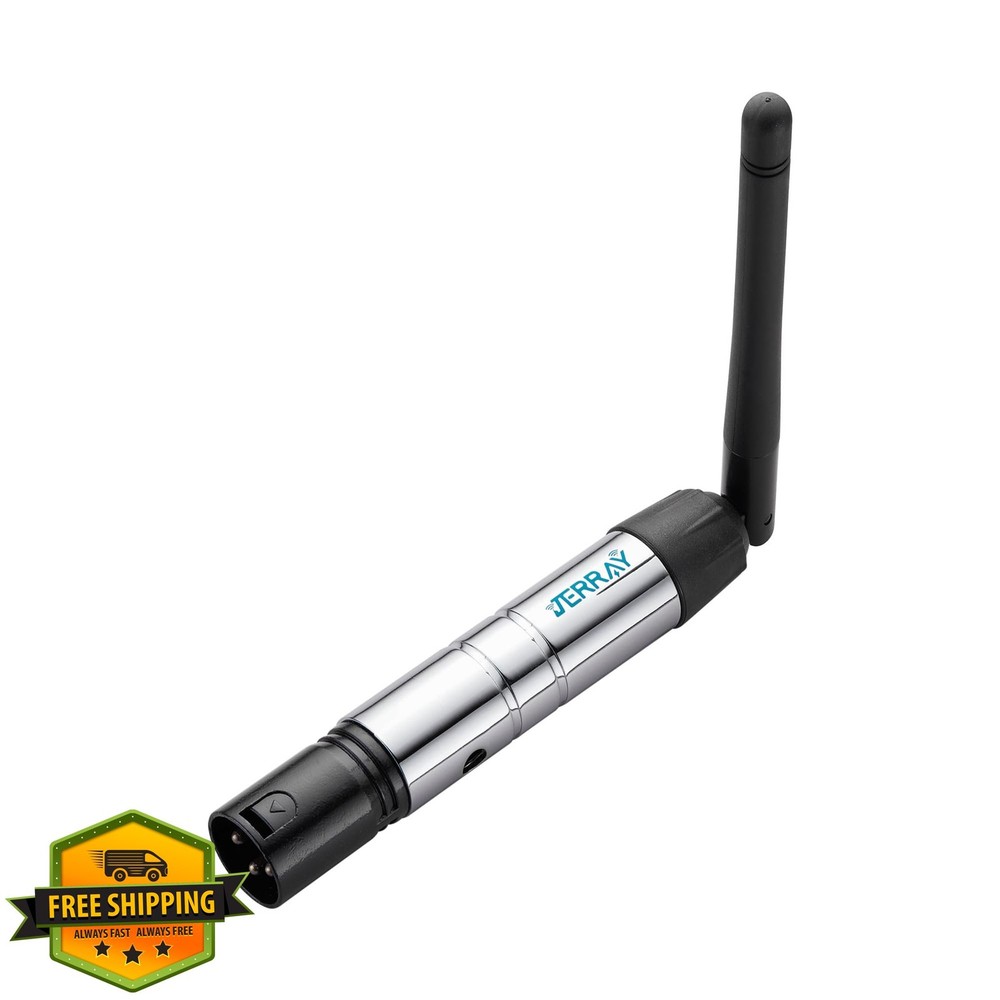 JERRAY 2.4G Wireless DMX Receiver 1 Transmitter LED Control