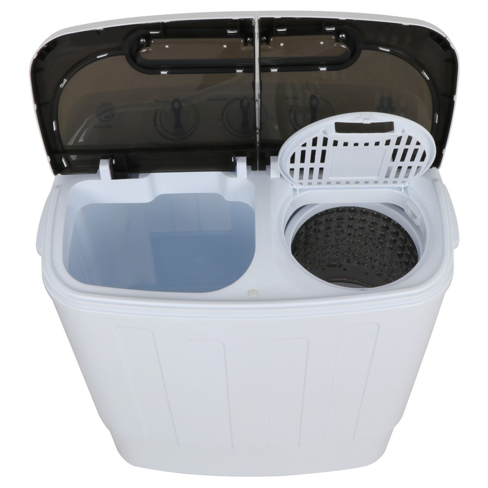 Compact Twin Tub Washing Machine Fast Dryer & Efficient Spin Washer Save Space