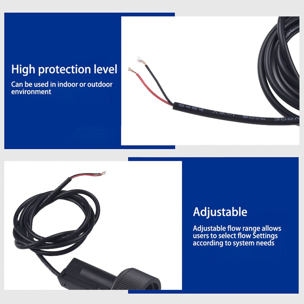 Water Flow Sensor for Water For Heaters Reliable Operation Indoor/Outdoor Use