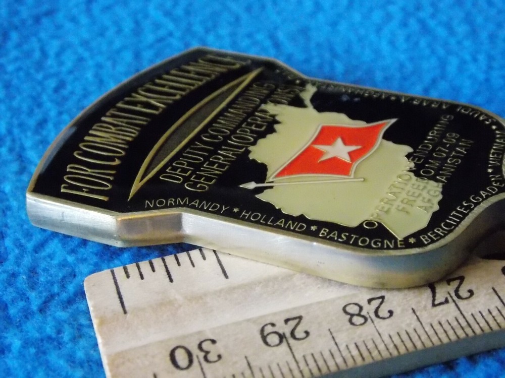 AIRBORNE CHALLENGE COIN - FOR COMBAT EXCELLENCE - DEPUTY COMMANDING GENERAL