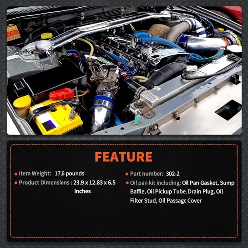 302-2 LS Engine Low Profile Oil Pan Retro Replacement for Camaro Firebird