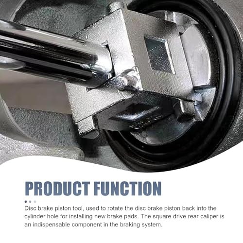 Car Brake Caliper Compression Tool, Steel Heavy-Duty Cube Brake Caliper Tool