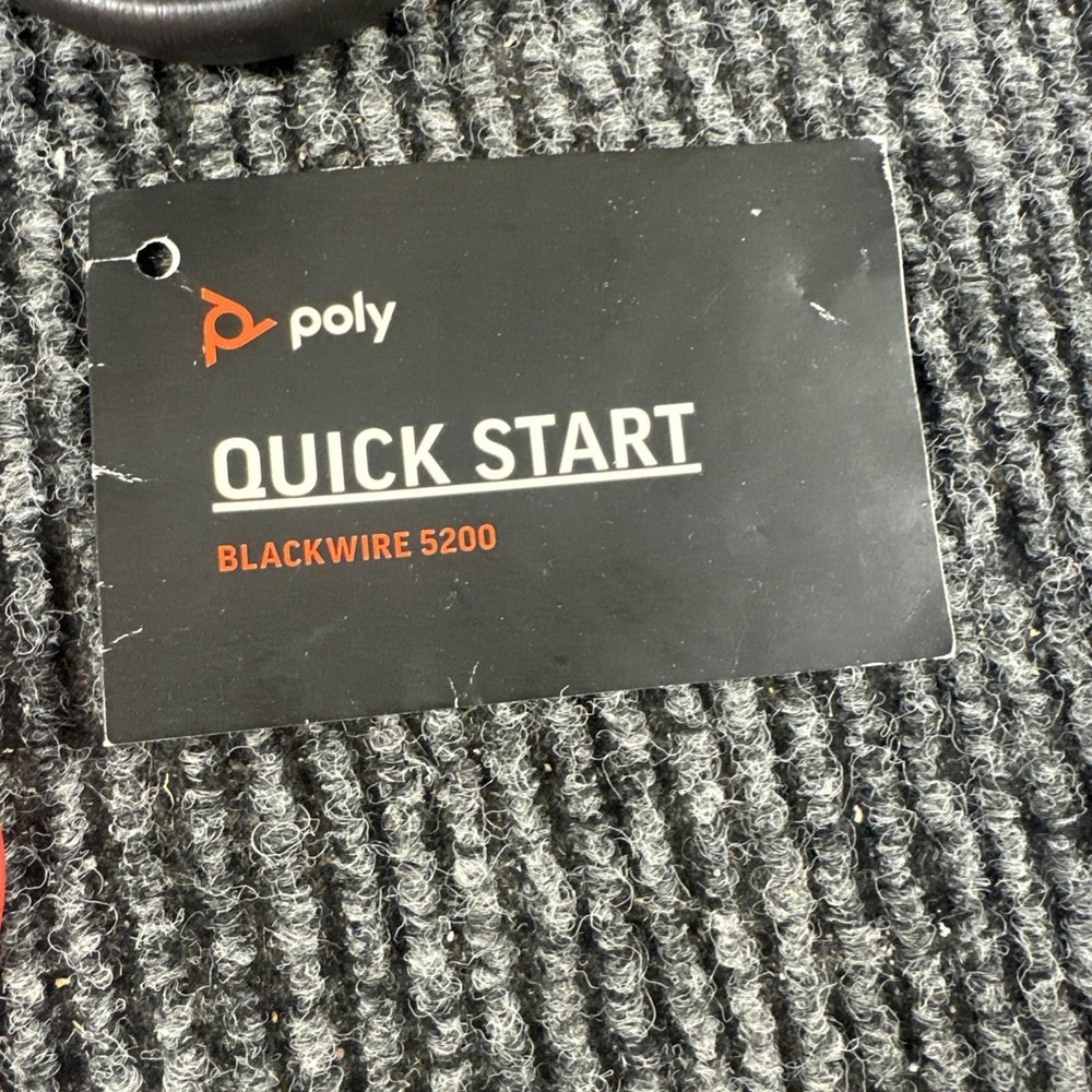 Plantronics Poly Blackwire 5220 Stereo USB-C & 3.5mm Wired Headset With Mic