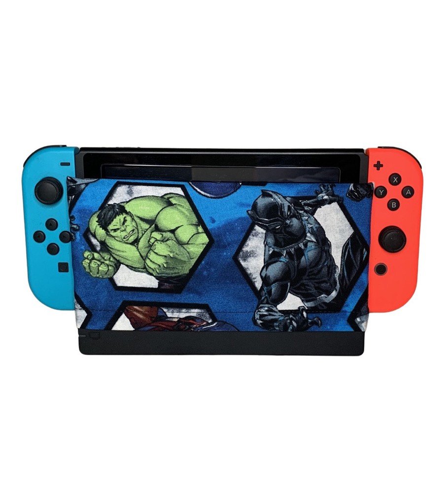 Black Panther Hulk Nintendo Switch Dock Cover Screen Protector Accessory