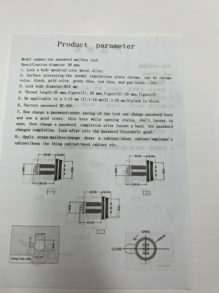 Universal Thermostat Guard Clear Lock Box with Changeable Combination Code Lock