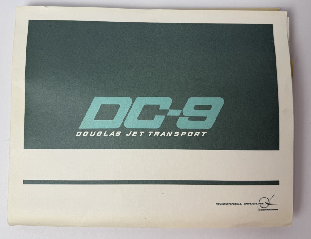 1981 McDonnell Douglas DC-9 Maintenance Planning Info. Access Doors/Data Sheet