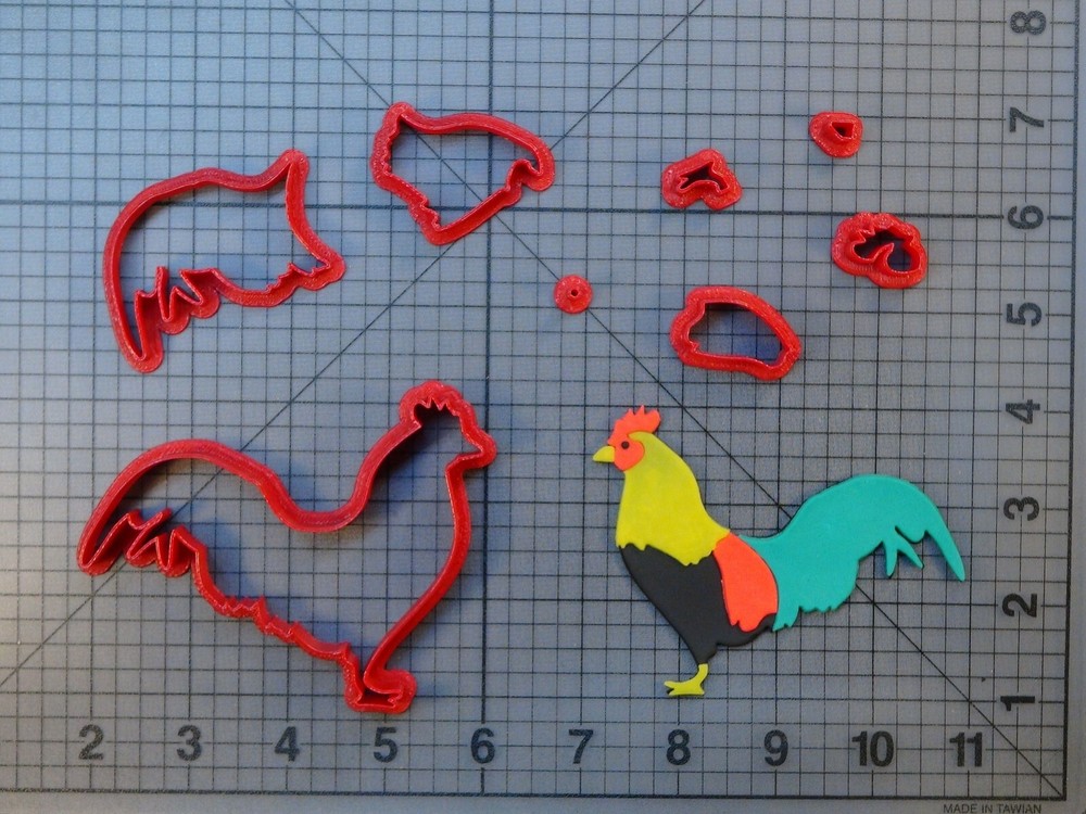 Rooster 266-C193 Cookie Cutter Set