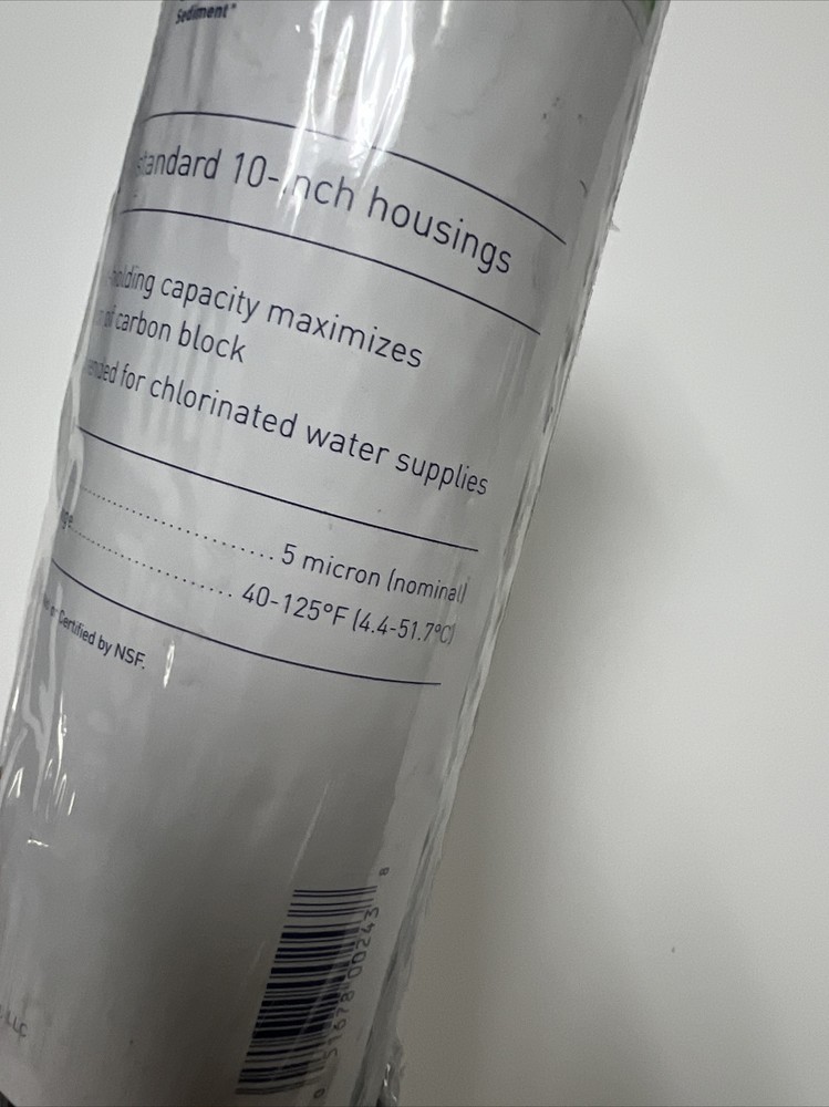 Pentair C1 5 Micron Standard 10 Inch Undersink Carbon Impregnated Water Filter