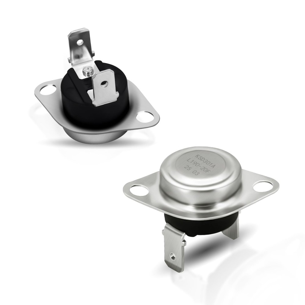 31091 Limit Switch 190℉ Replacement 2-Pack, Fit for At-wood/Hy-dro Flame/Do
