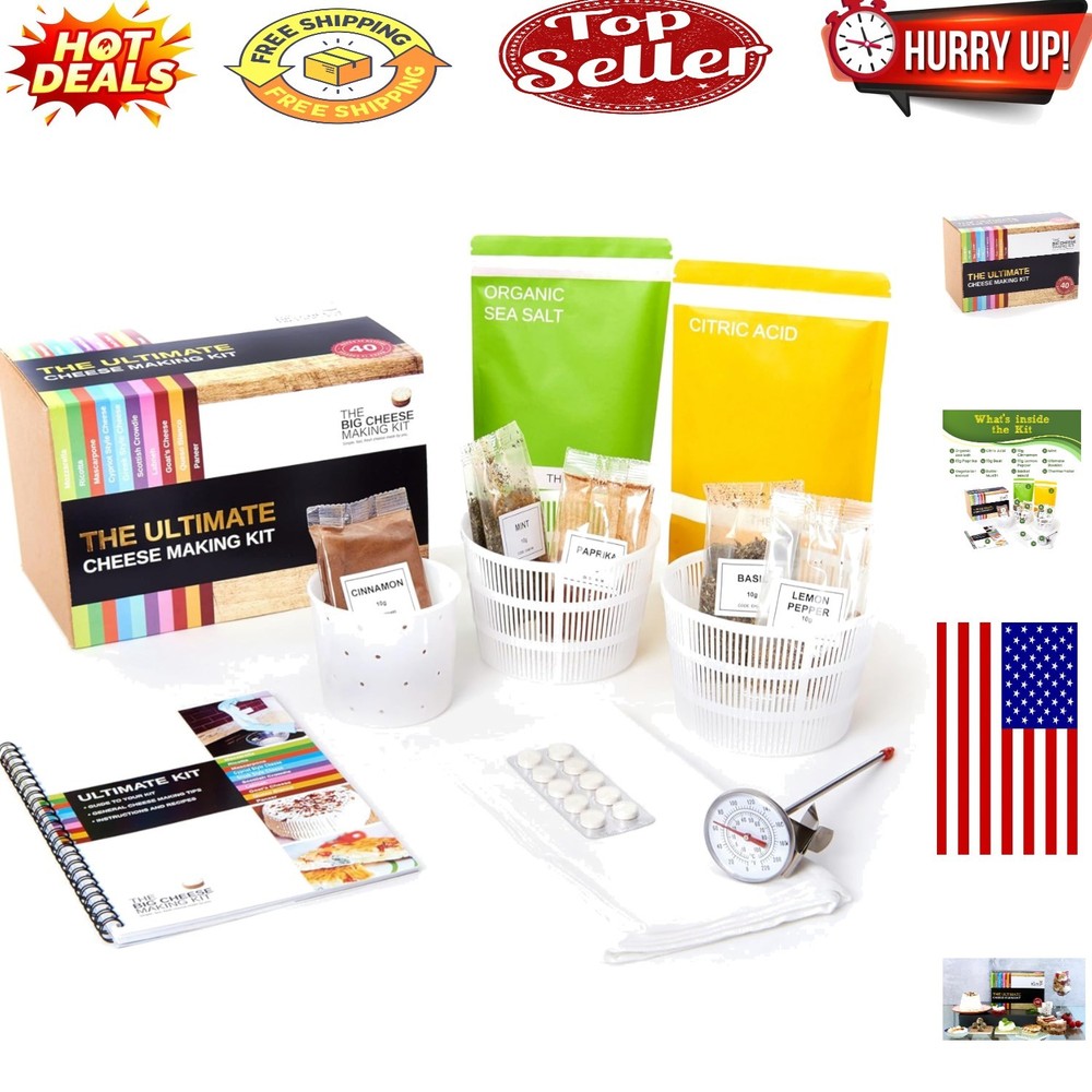 Ultimate 10-Style Cheese Making Kit