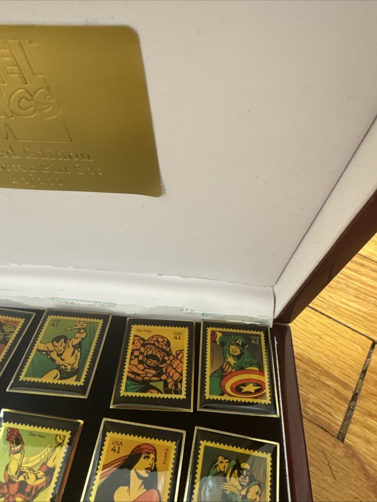 Marvel Comics Limited Edition Stamp Pin Collection 1/200