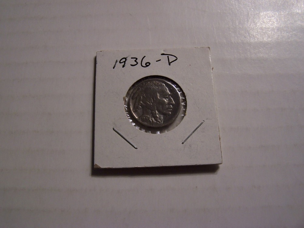 1936-D Buffalo Nickel