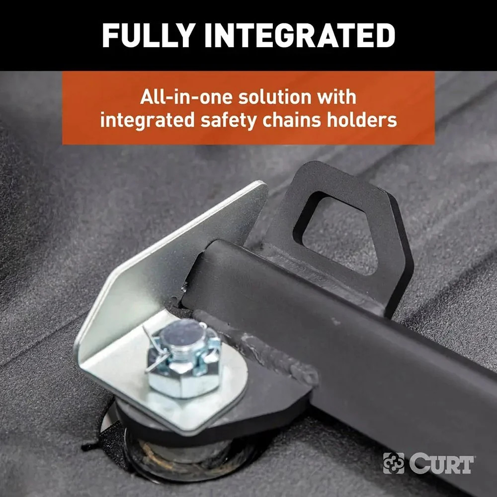 CURT Multi-Fit Puck System Gooseneck Ball w 4" Offset