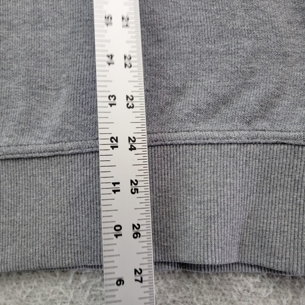 Eddie Bauer Sweater Mens Medium Gray Henley Pullover