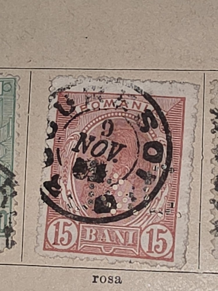 Foreign Romania 15 Bani Stamp Used - #I621