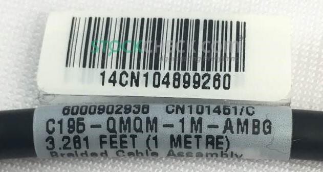 CommScope C195-QMQM-1M-AMBG Interconnect Cable
