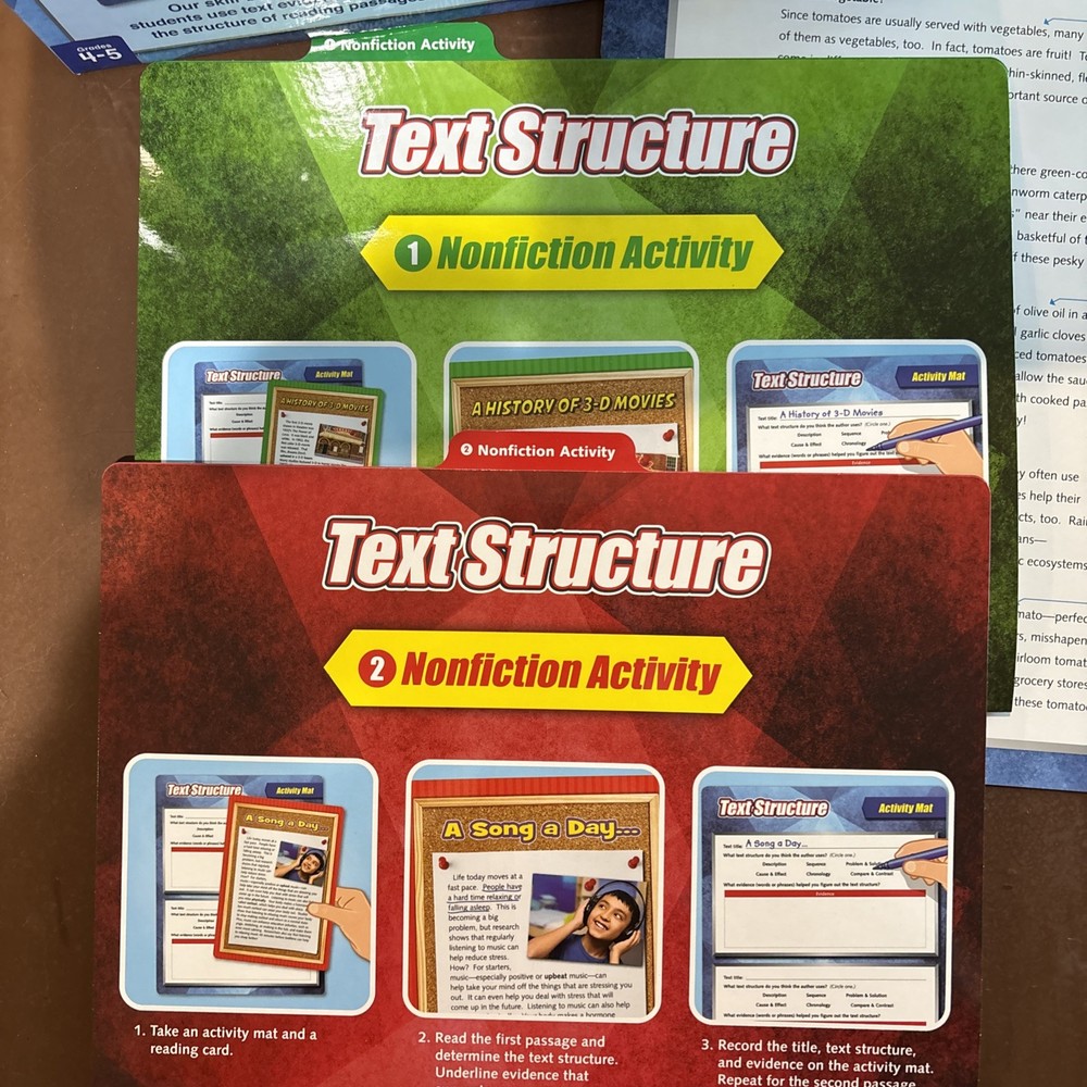 Finding Evidence Comprehension Kit Non-Fiction Text Structure ￼