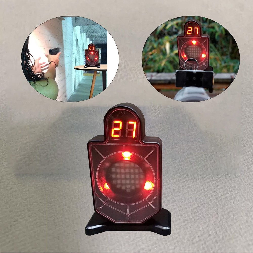 Electronic Laser Target Dry Fire Training Laser Induction Counting With light US