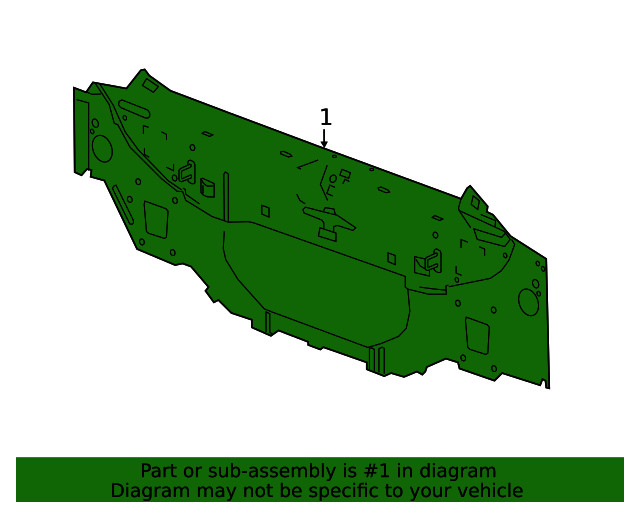 Genuine GM Rear End Panel 39149659