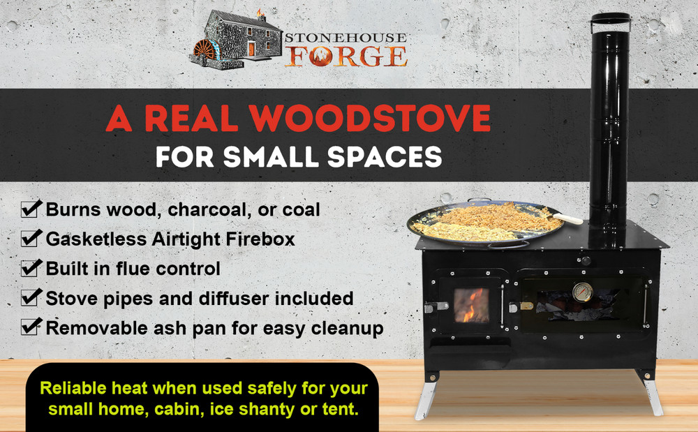 Bundle: Trailblazer" Cookstove + 4 Extra Straight Pipes