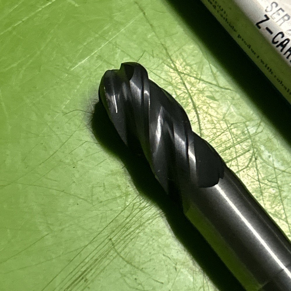 SGS Solid Carbide Ball End Mill Relieved Tip 46345 (G15)