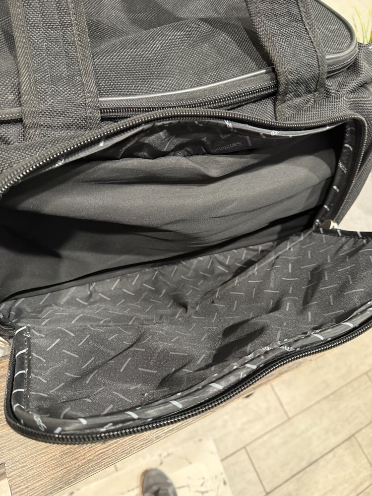 Sandals Resort Black Samsonite Duffle Overnight Vacation Bag